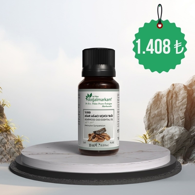 DOĞAL MARKAM - Doğal Markam Agar Ağacı ( Agarwood - Oud )Uçucu Yağı 10 Ml