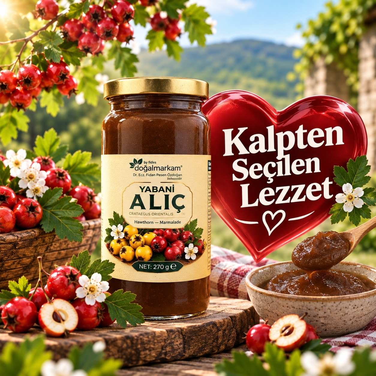 DoğalMarkam Alıç Özü 270 gr  - 2
