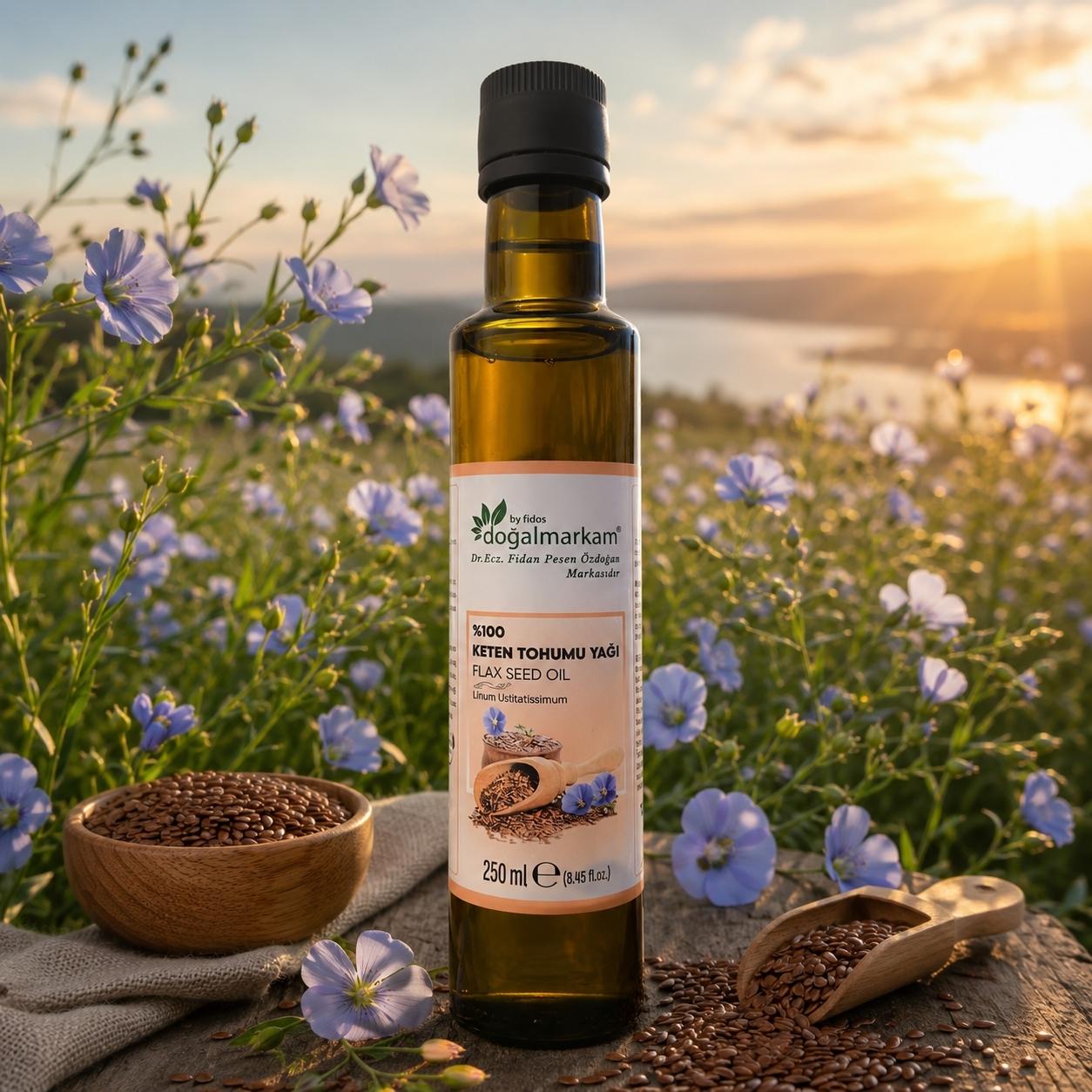 Doğal Markam Keten Tohumu Yağı 250 Ml - 1