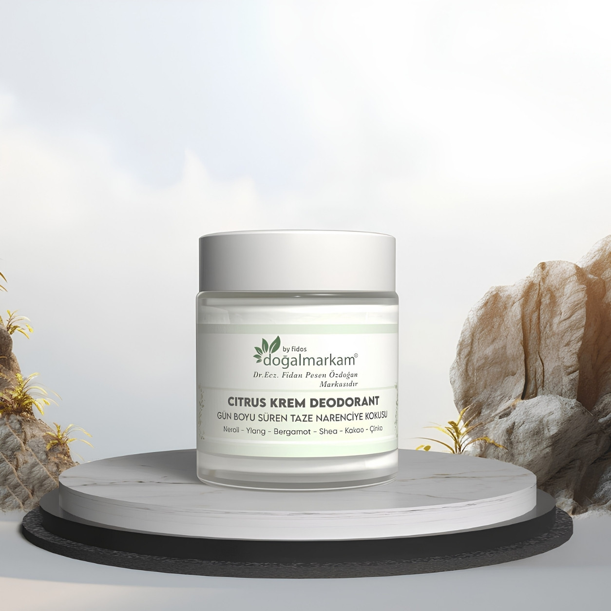 Doğal Markam Koltuk Altı Ter Kokusu Önleyici Deo Krem 50 ml
