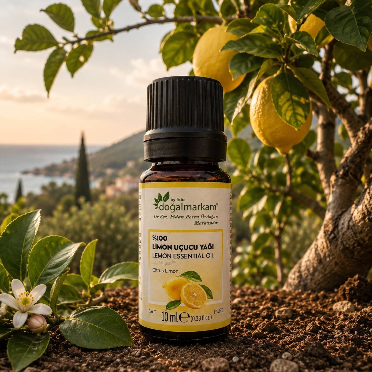Doğal Markam Limon Uçucu Yağı 10 Ml  