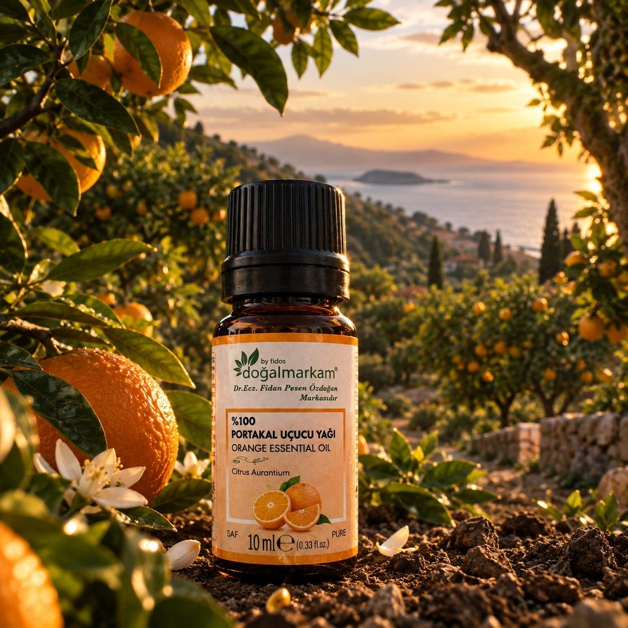 Doğal Markam Portakal Uçucu Yağı 10 Ml 