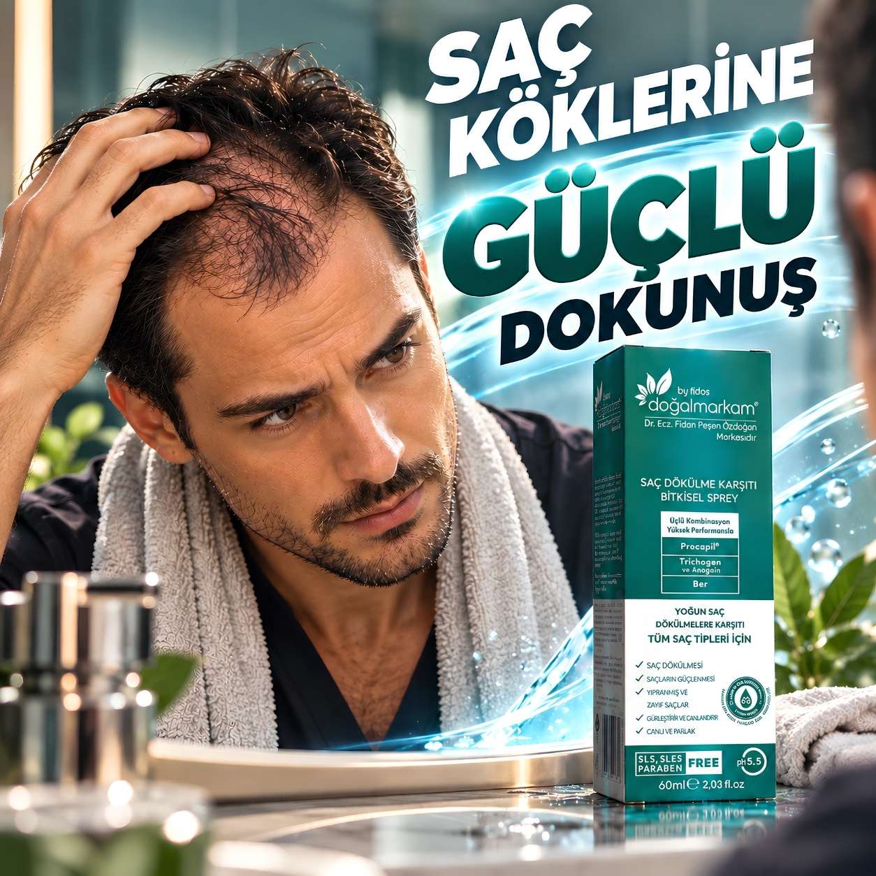 Doğal Markam Saç Serumu 60 ML