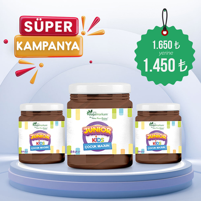 DOĞAL MARKAM - Doğalmarkam 3'lü Junior Kids Çocuk Majun 250 gr