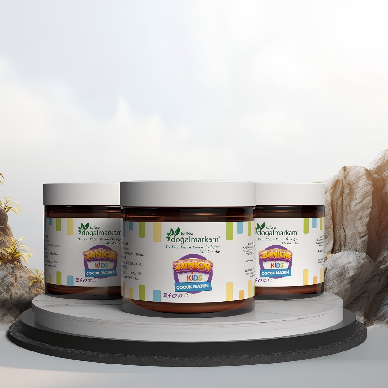 Doğalmarkam 3'lü Junior Kids Çocuk Majun 250 gr - 1