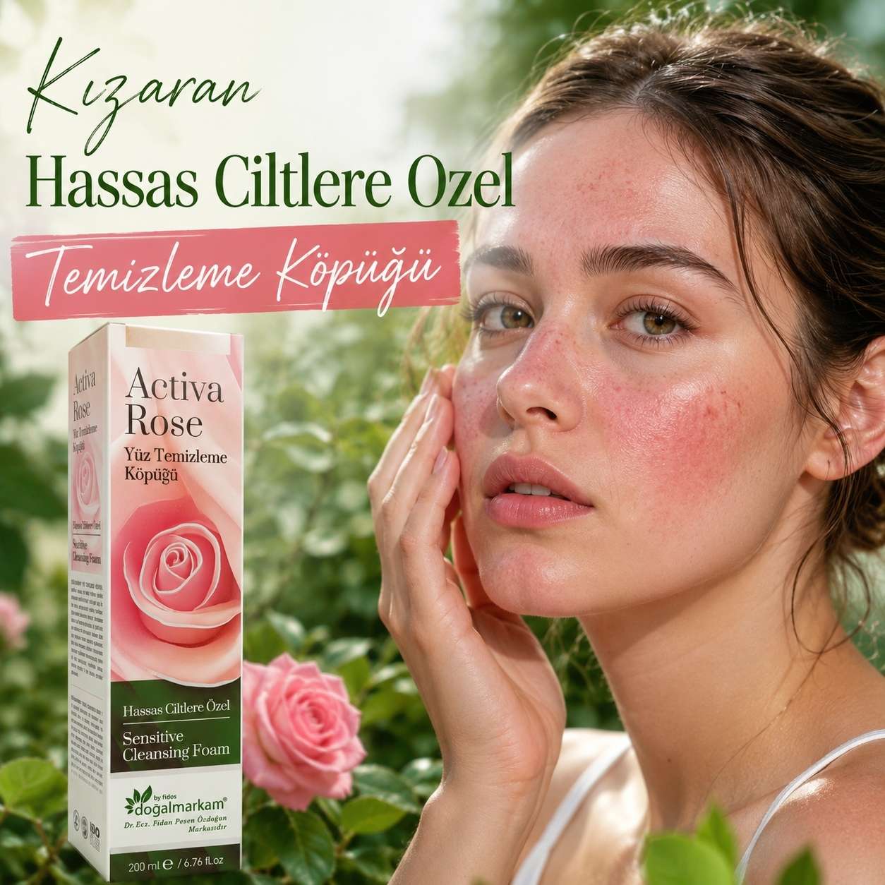 Doğalmarkam Activa Rose Yüz Temizleme Köpüğü 200 ML 