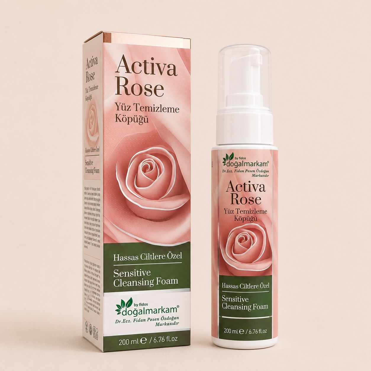 Doğalmarkam Activa Rose Yüz Temizleme Köpüğü 200 ML - 3