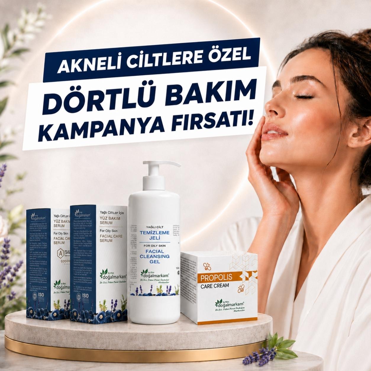 Doğalmarkam Dörtlü Akne Bakım Seti  - 1