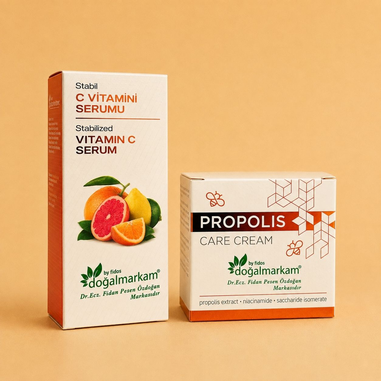 Doğalmarkam C vitamini Serum 30 ml + Doğalmarkam Propolis Krem 50 Ml 2'li set - 2