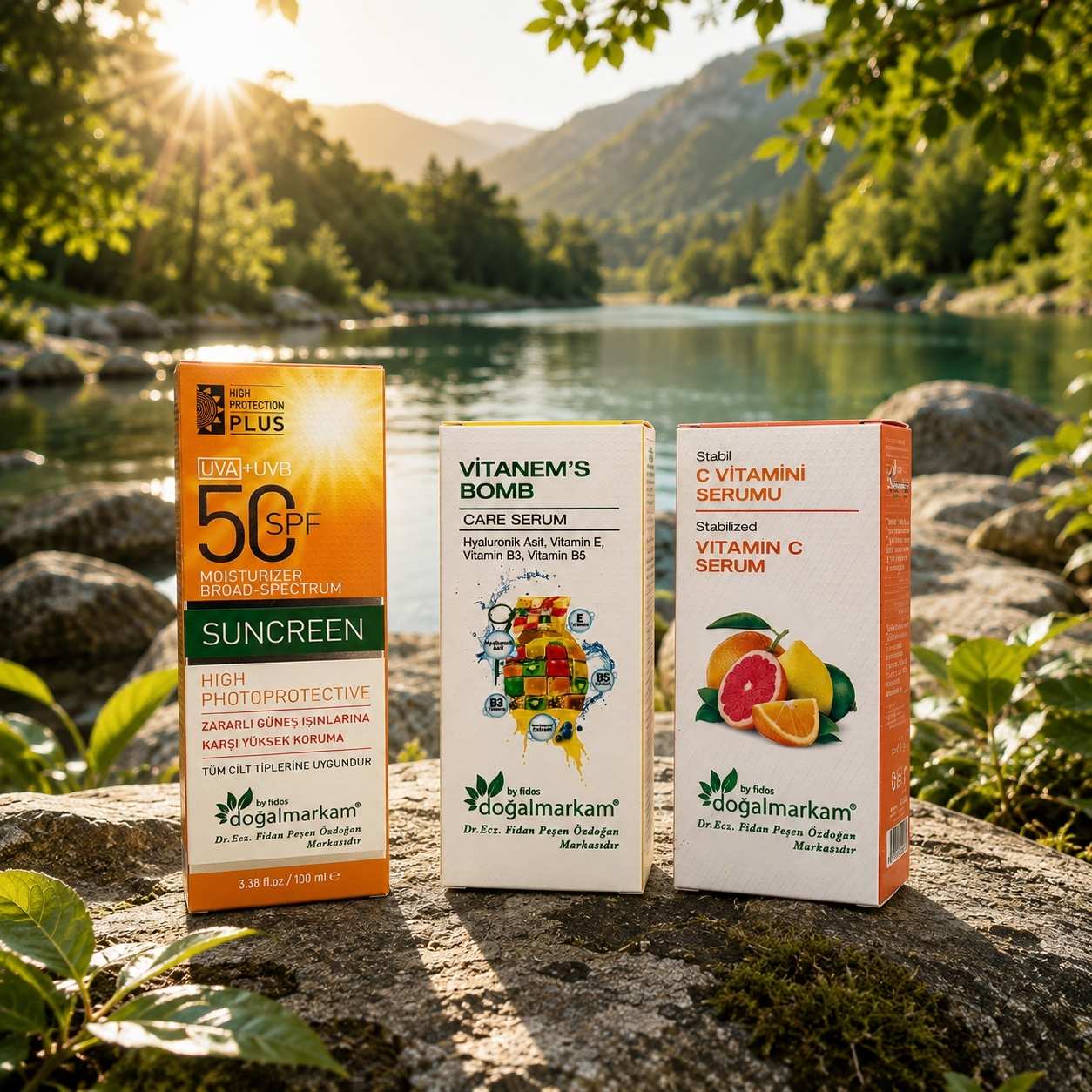 Doğalmarkam C Vitamini Serum, Doğalmarkam Vitanem's Bomb ve Doğalmarkam Güneş Kremi Üçlü Set - 3