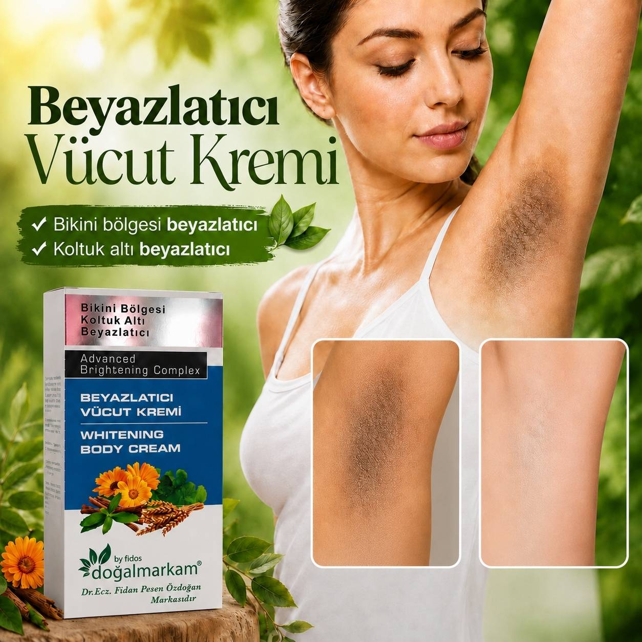 DoğalMarkam Cilt Beyazlatıcı Krem 50 Ml