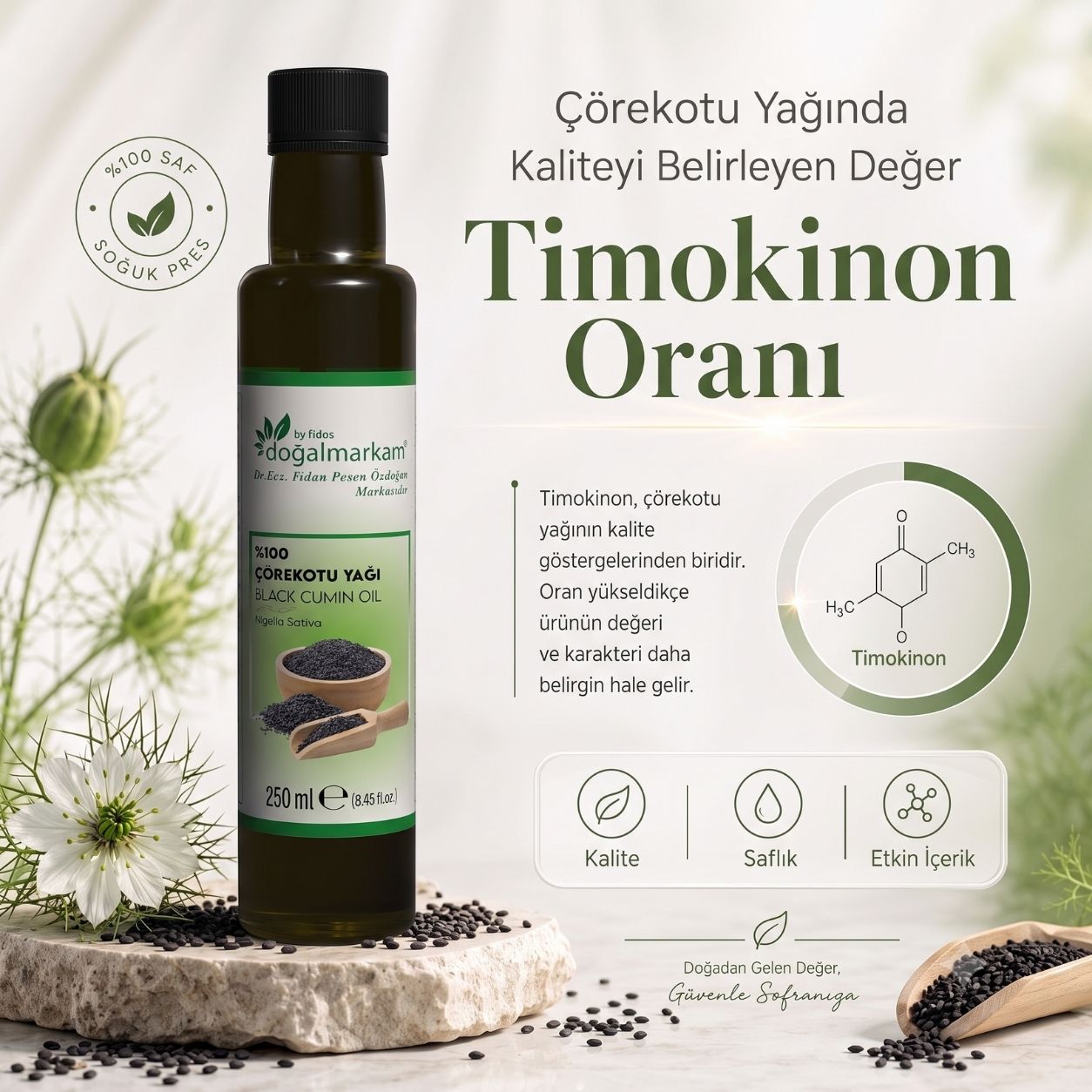 DoğalMarkam Çörek Otu Yağı 250 Ml - 1