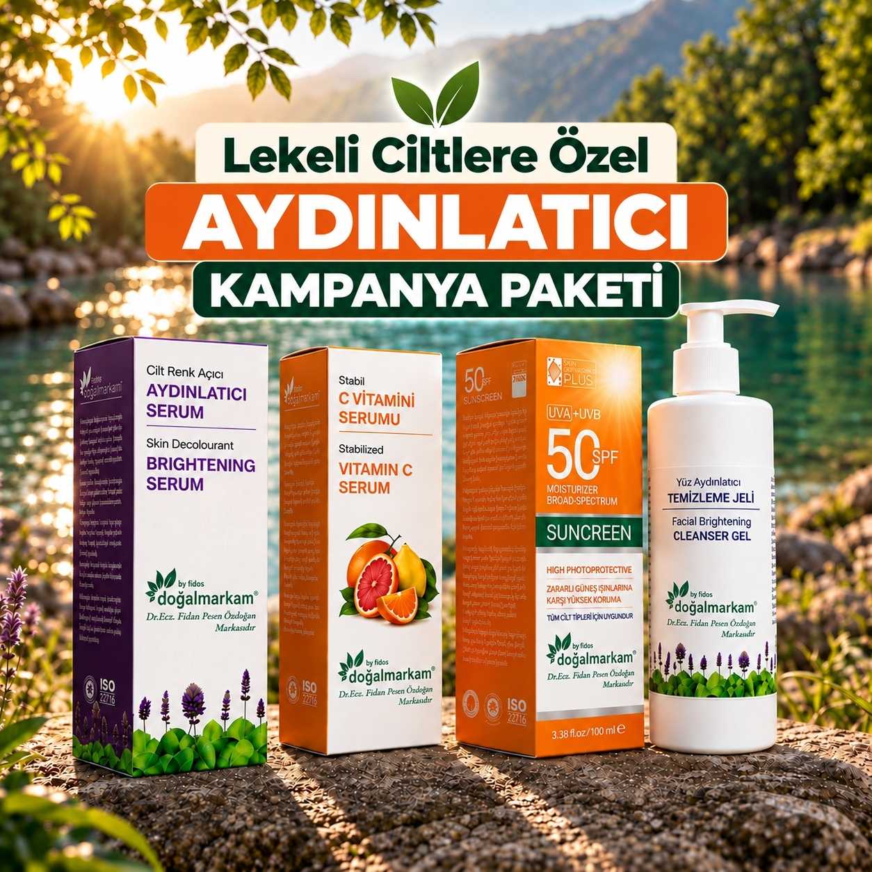Doğalmarkam Dörtlü Leke Giderici Güzellik Bakım Seti