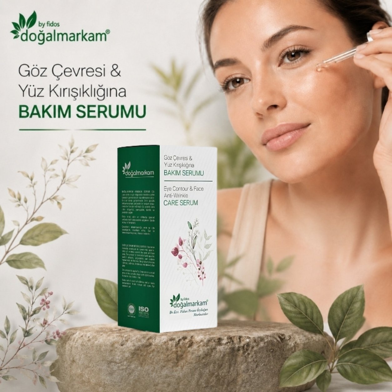 Doğalmarkam Göz Çevresi ve Yüz Kırışıklığı Bakım Serumu 30 ml - 1