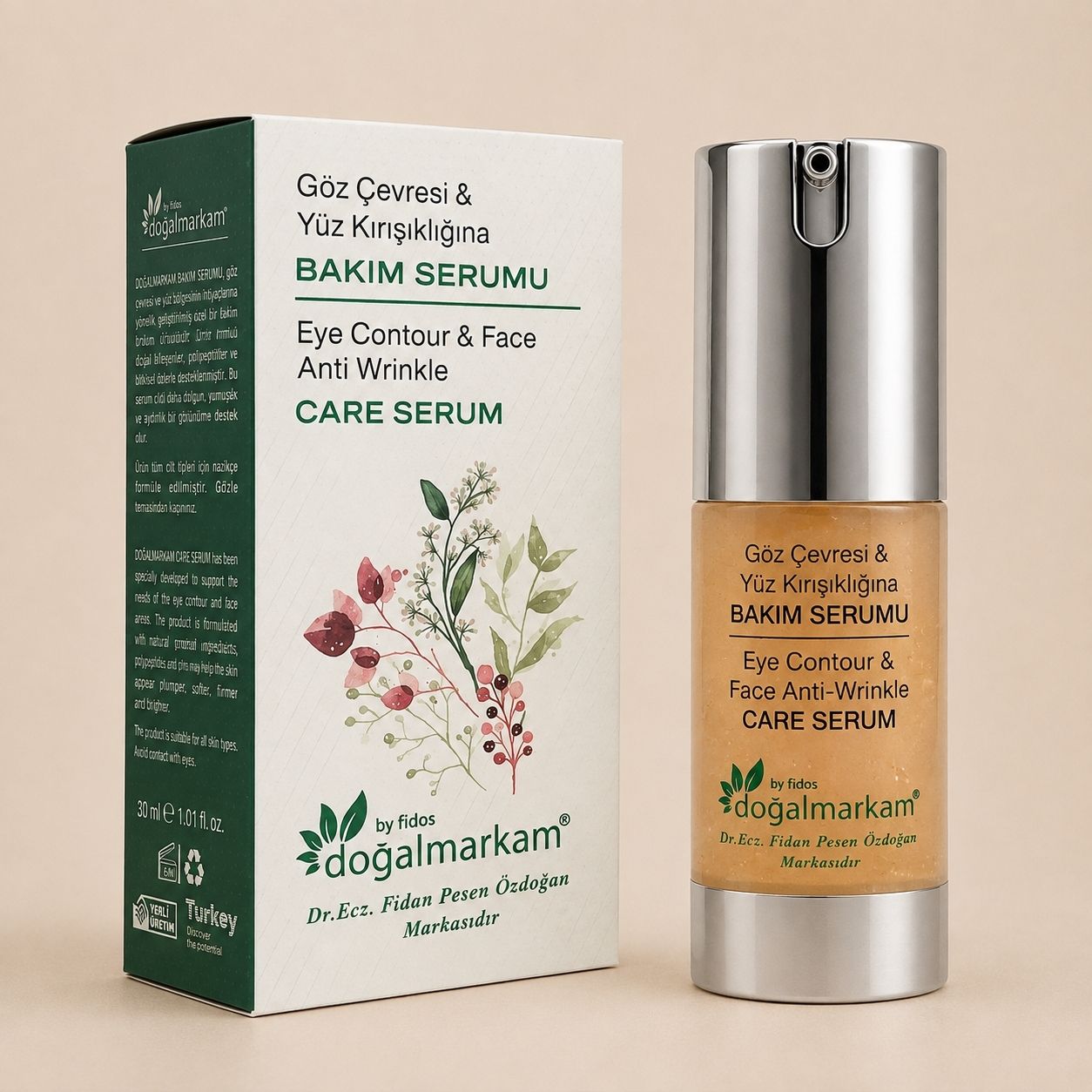 Doğalmarkam Göz Çevresi ve Yüz Kırışıklığı Bakım Serumu 30 ml - 2