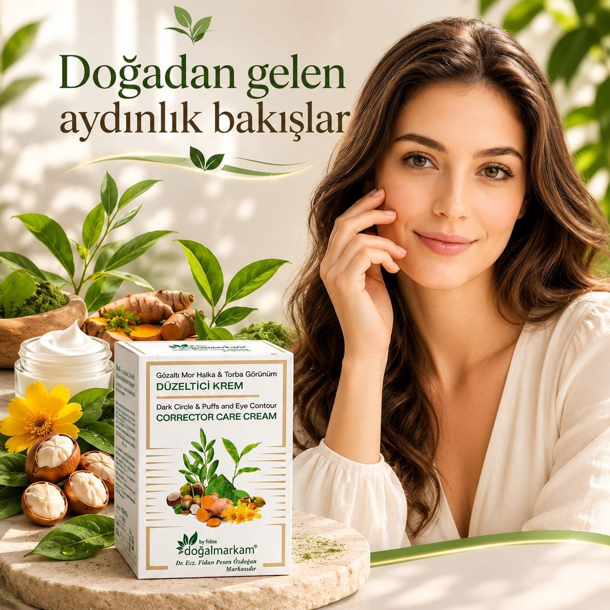 Doğalmarkam Gözaltı Mor Halka & Torba Görünüm Düzeltici Krem 15 ml  - 1