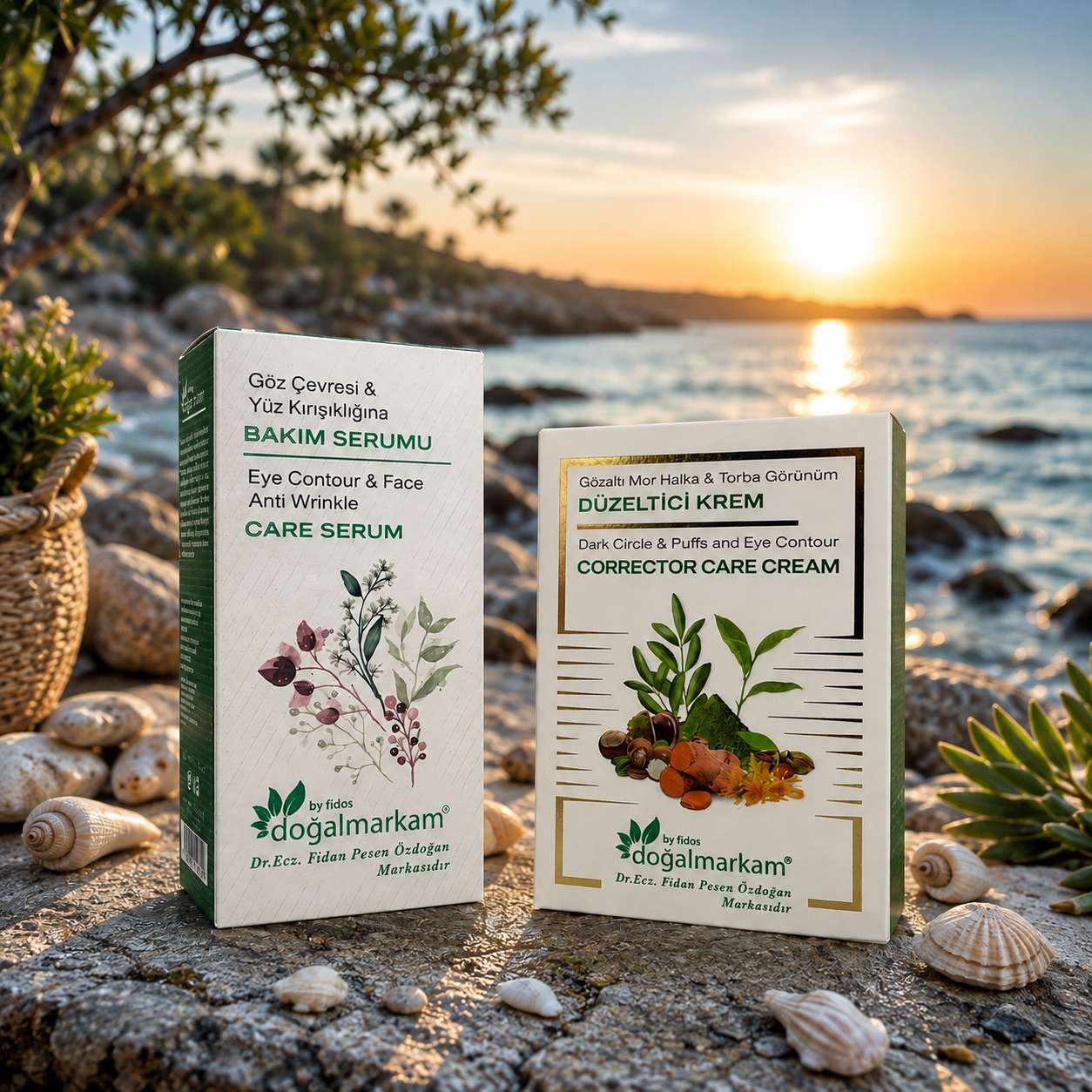 Doğalmarkam Gözaltı Mor Halka & Torba Görünüm Düzeltici Krem ve Doğalmarkam Göz Çevresi ve Yüz Kırışıklığı Bakım Serumu İkili Set - 3