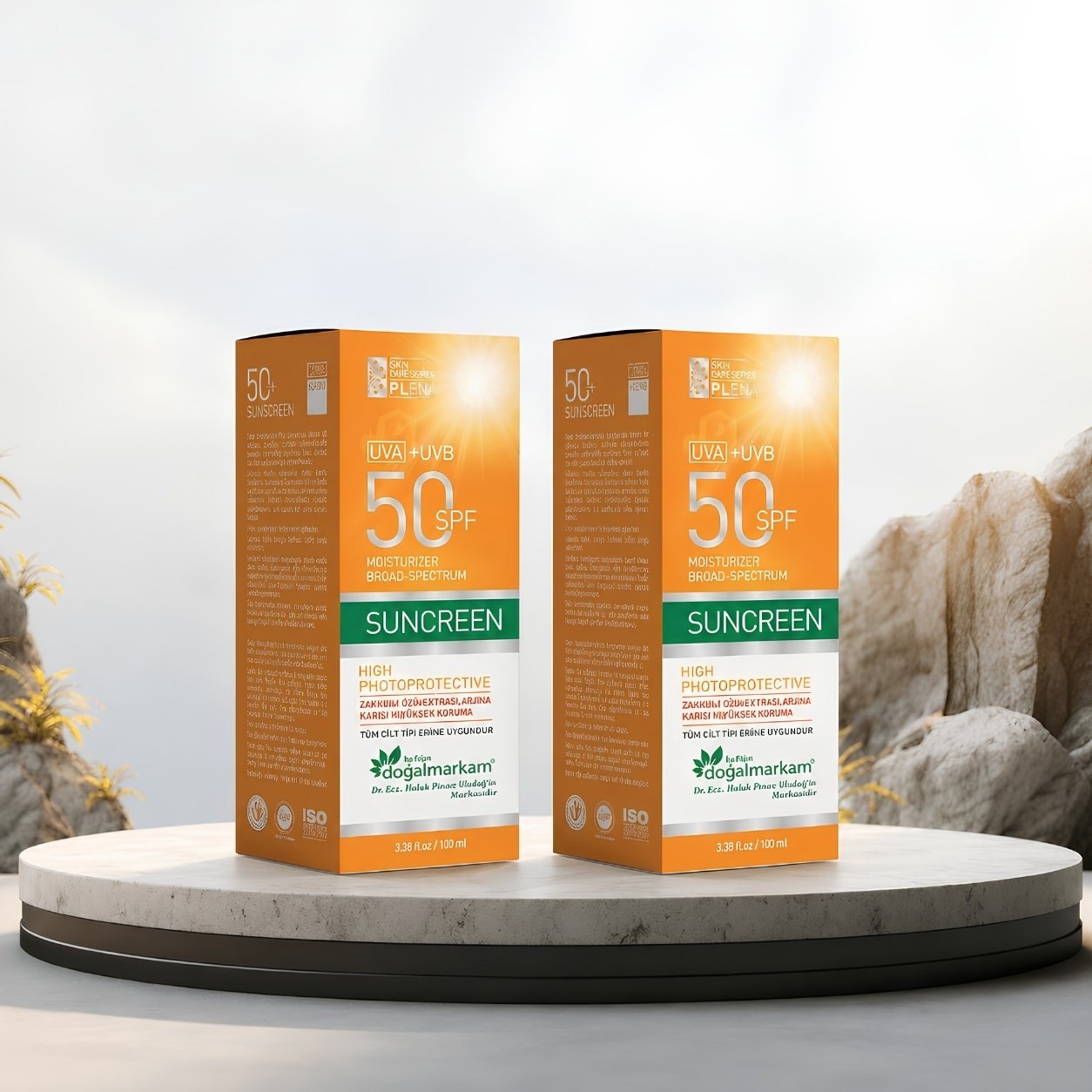 Doğalmarkam Güneş Kremi SPF50 İkili Set Paket