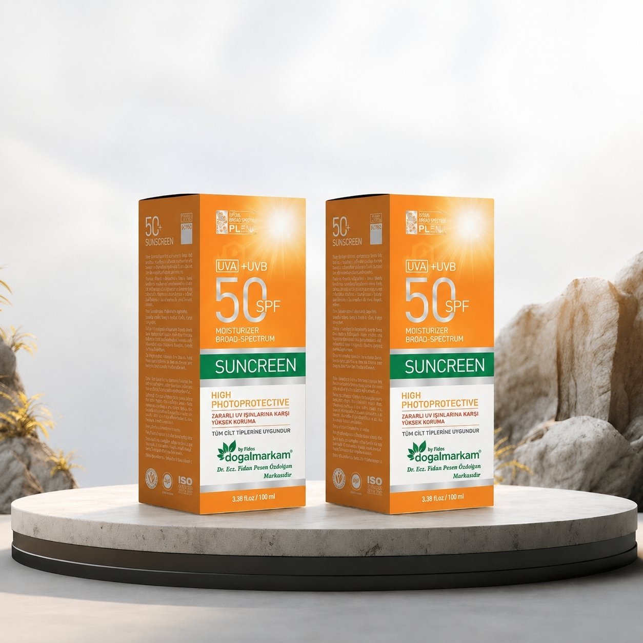 Doğalmarkam Güneş Kremi SPF50 İkili Set Paket   