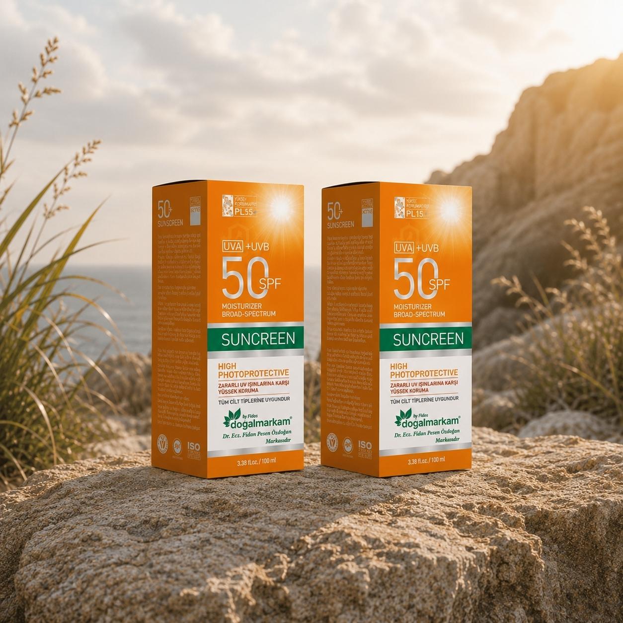 Doğalmarkam Güneş Kremi SPF50 İkili Set Paket