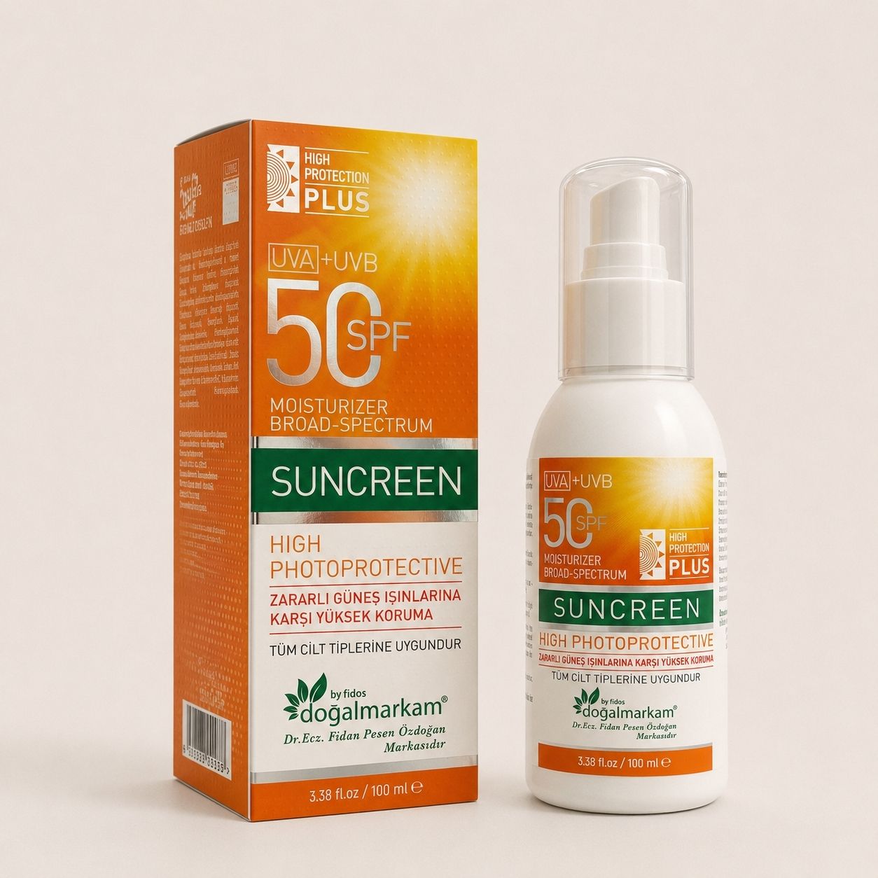 Doğalmarkam Güneş Kremi SPF50 İkili Set Paket - 3