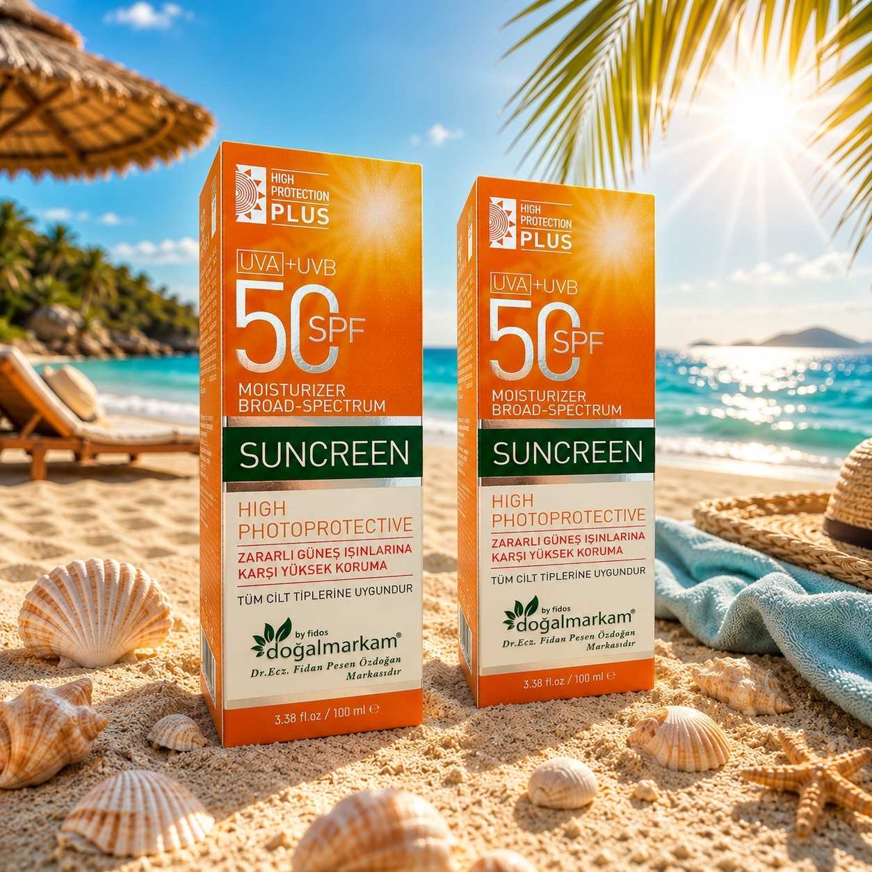 Doğalmarkam Güneş Kremi SPF50 İkili Set Paket - 2