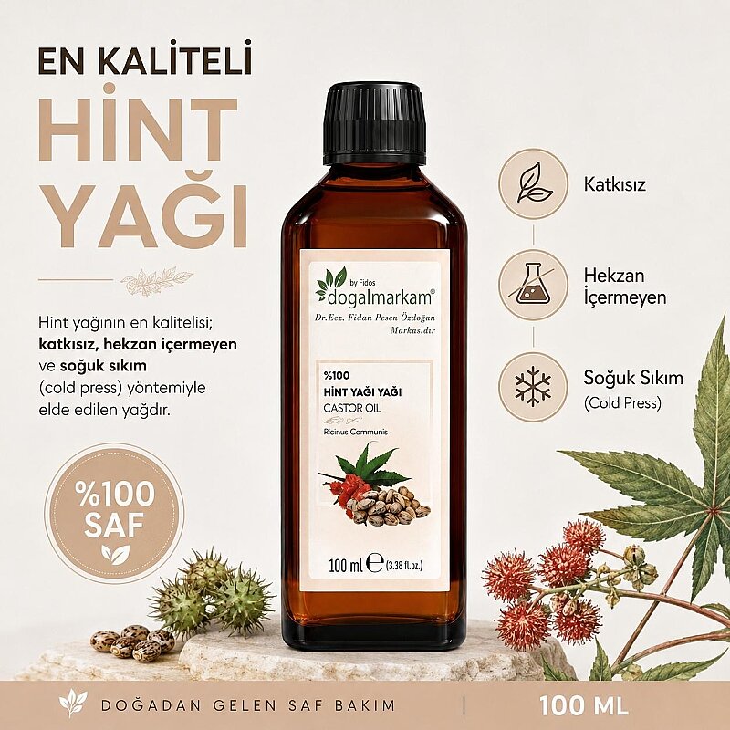 DoğalMarkam  Hint Yağı 100  Ml    - 3