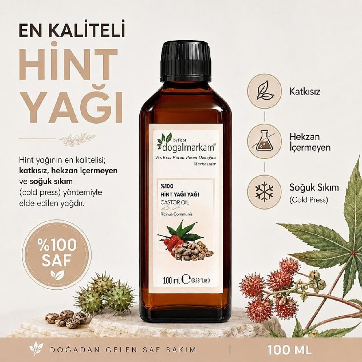 DoğalMarkam Hint Yağı 100 Ml
