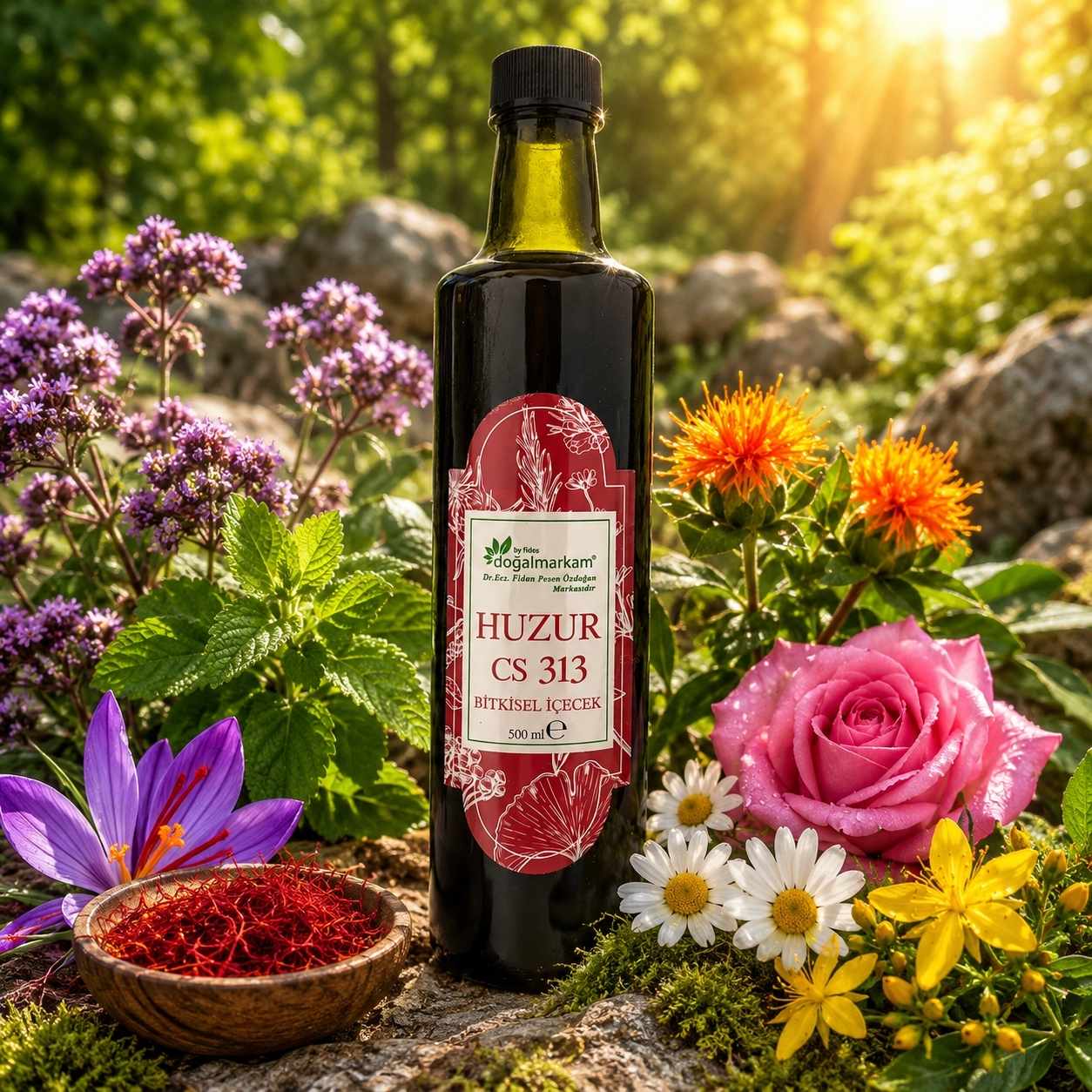 Doğalmarkam Huzur CS 313 Bitkisel İçecek 500 ml - 1