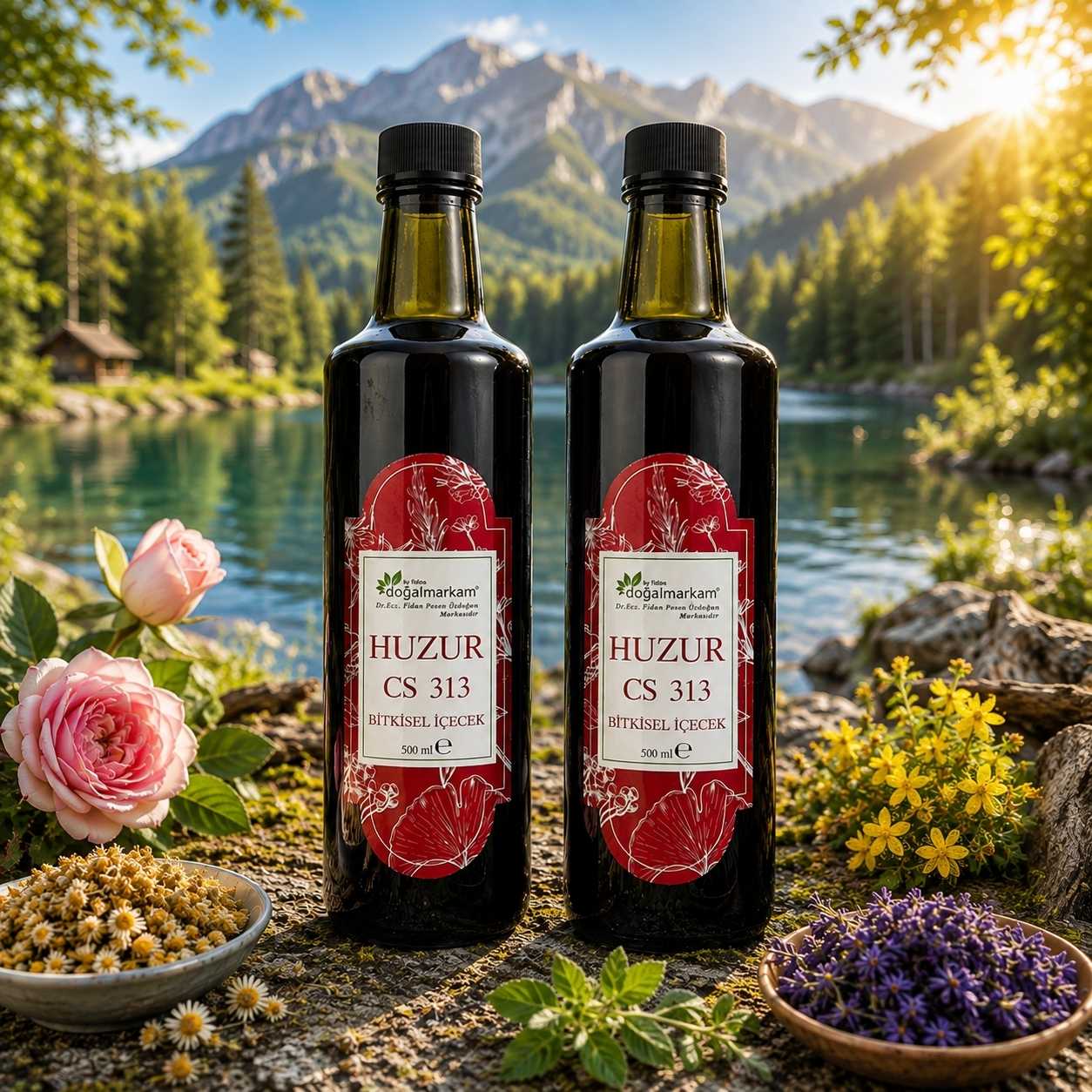 Doğalmarkam Huzur CS 313 İkili Set 500 ml
