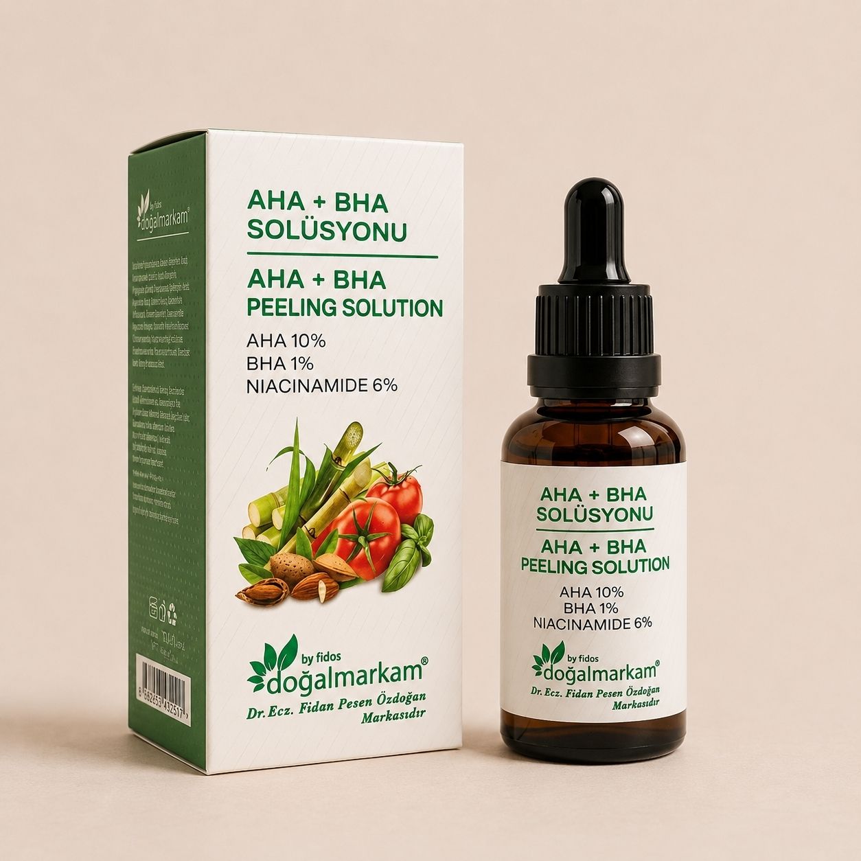 Doğalmarkam Peeling Solution (Aha+Bha+Niacinamid+Propolis Extract) 30 Ml - 2
