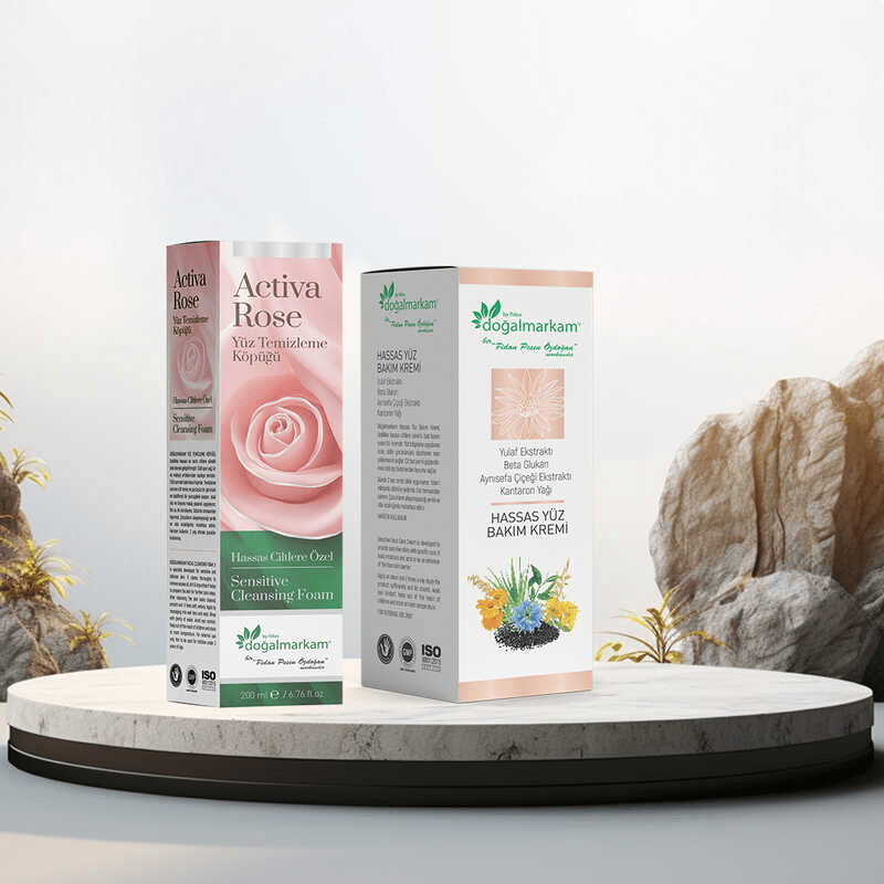 DOĞAL MARKAM - Doğalmarkam Roza Krem + Activa Rose Yüz Temizleme Köpüğü 2'li Set
