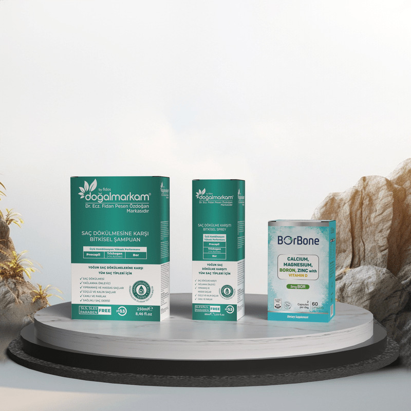 Doğalmarkam Şampuan, Serum ve Borbone Set - 1