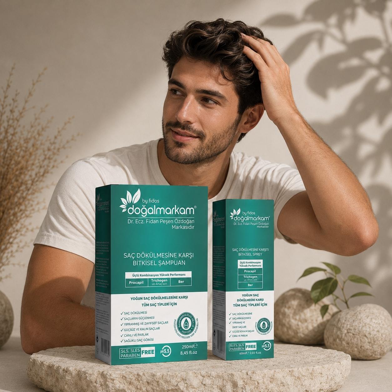 DoğalMarkam Şampuan ve Serum Seti