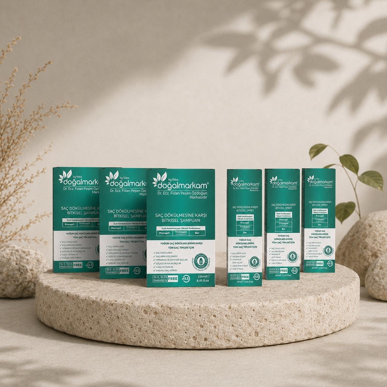 Doğalmarkam Şampuan ve Serum Üçlü Set Özel Fiyat