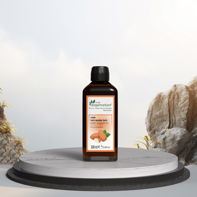 DoğalMarkam  Tatlı Badem Yağı 100  Ml - 1