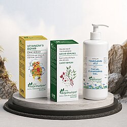 Doğalmarkam Kırışıklık Karşıtı Üçlü Komple Bakım Seti 