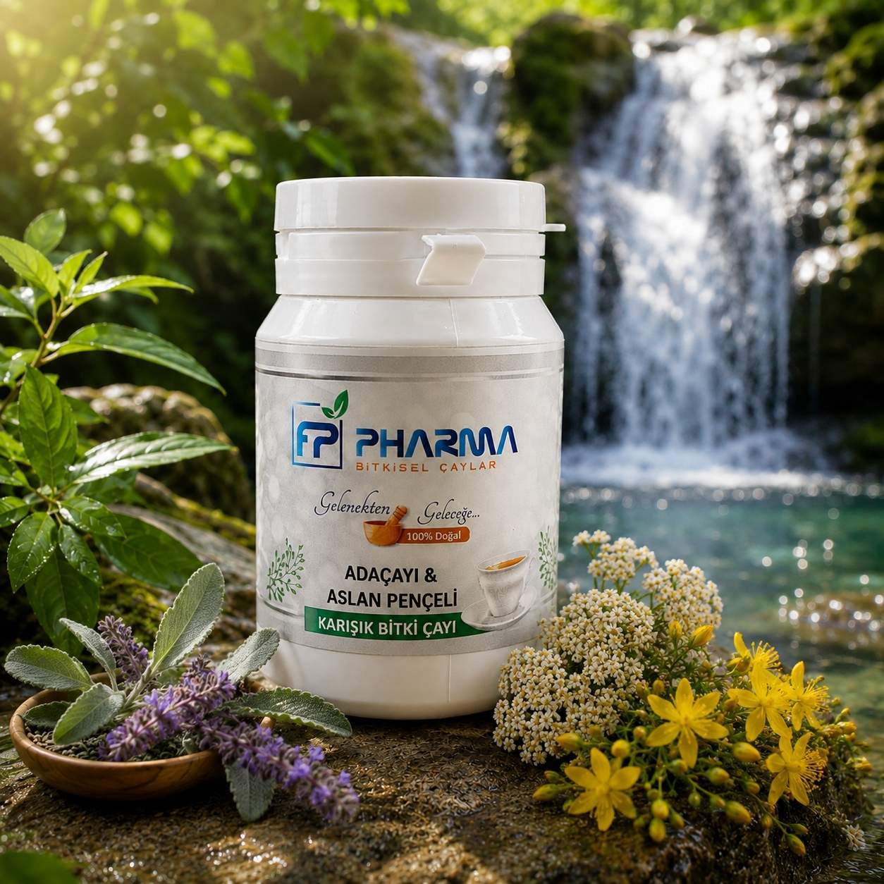 FP PHARMA Adaçayı Aslan Pençeli Karışık Bitki Çayı 046 MNP 30 Gr - 1