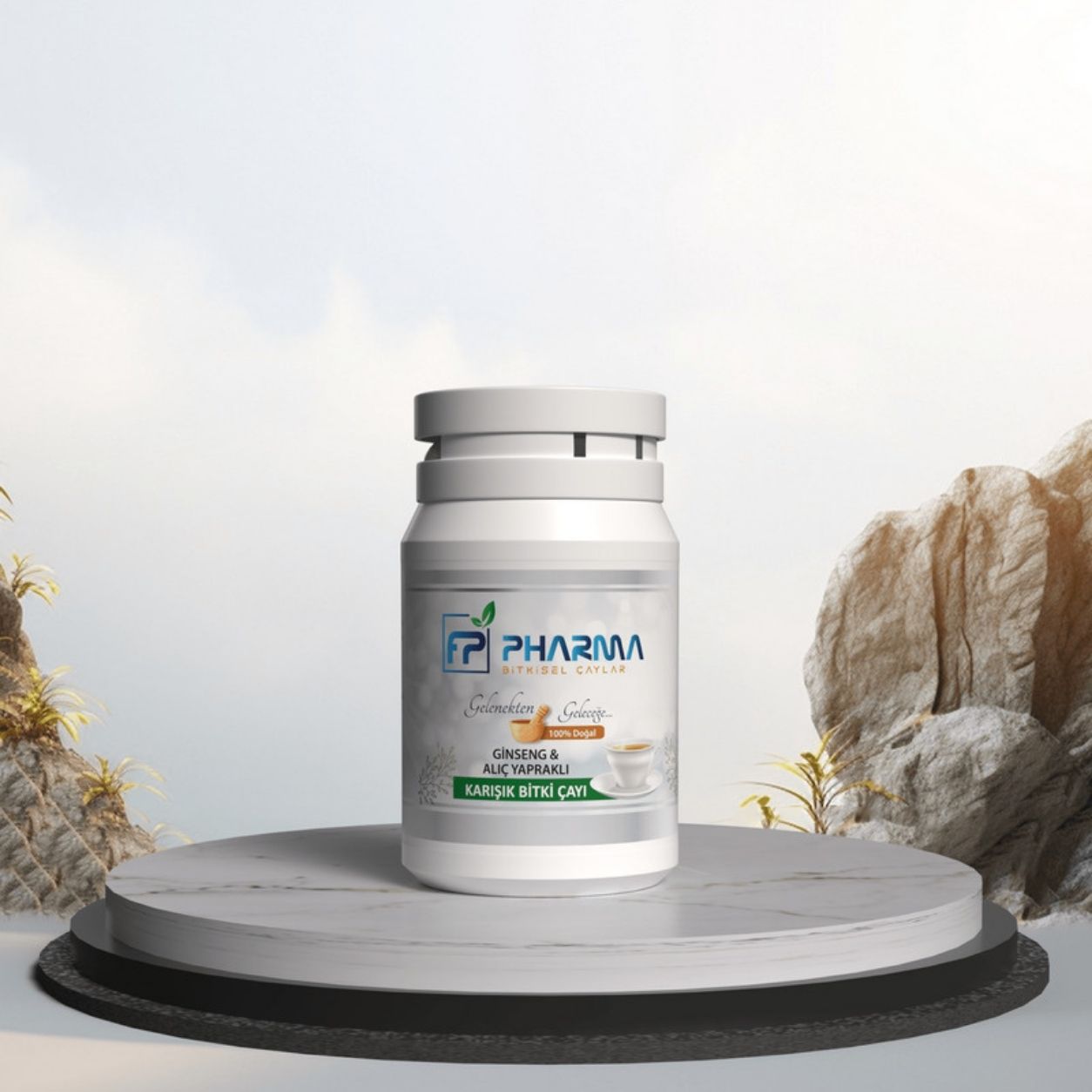 FP PHARMA Ginseng Alıç Yapraklı Karışık Bitki Çayı 30 Gr - 1
