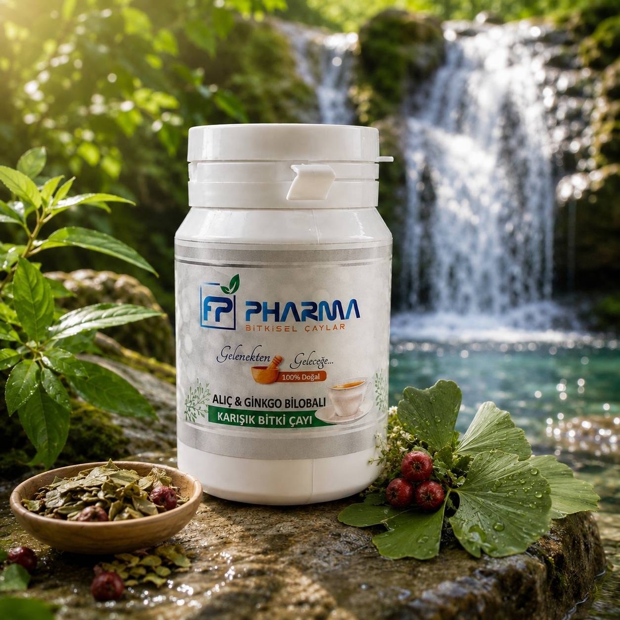FP PHARMA Alıç Ginkoblobalı Karışık Bitki Çayı 008 BDA 30 Gr - 1