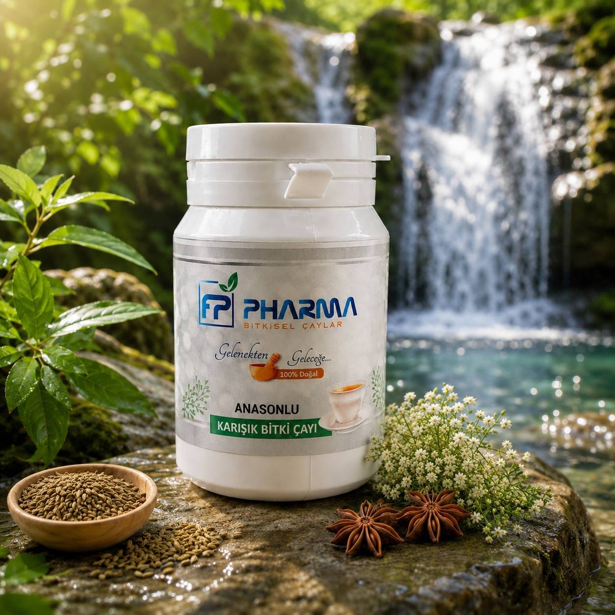 FP PHARMA Anasonlu Karışık Bitki Çayı 025 GZM 30 Gr - 1
