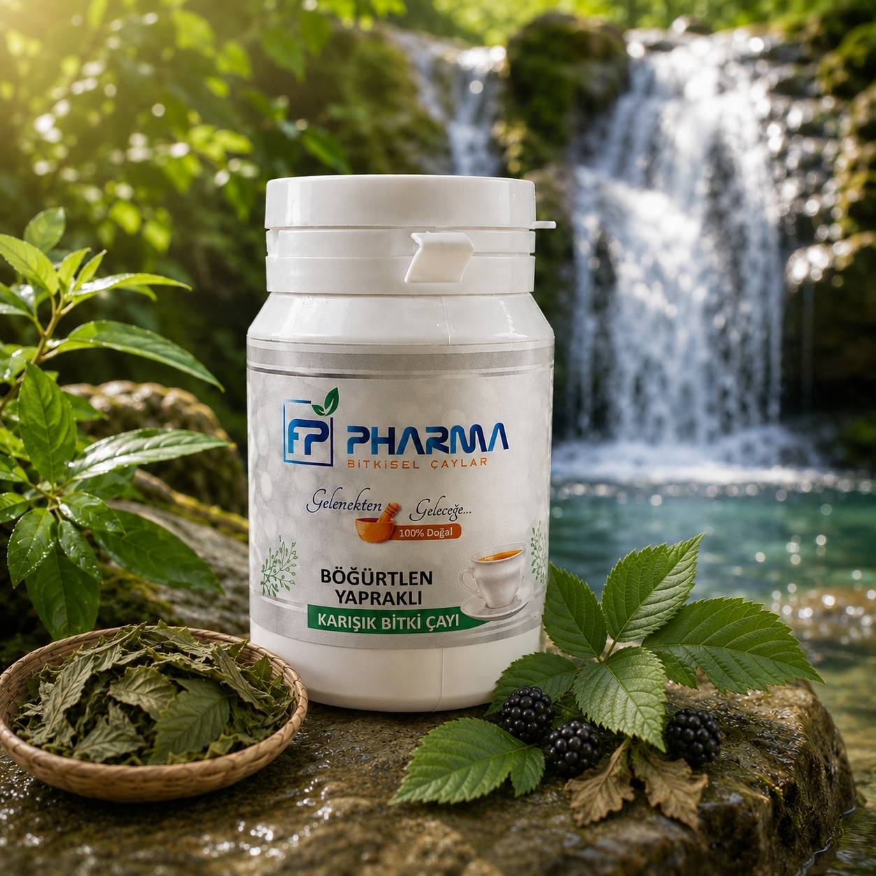 FP PHARMA Bögürtlen Yapraklı Karışık Bitki Çayı 031 30 Gr - 1
