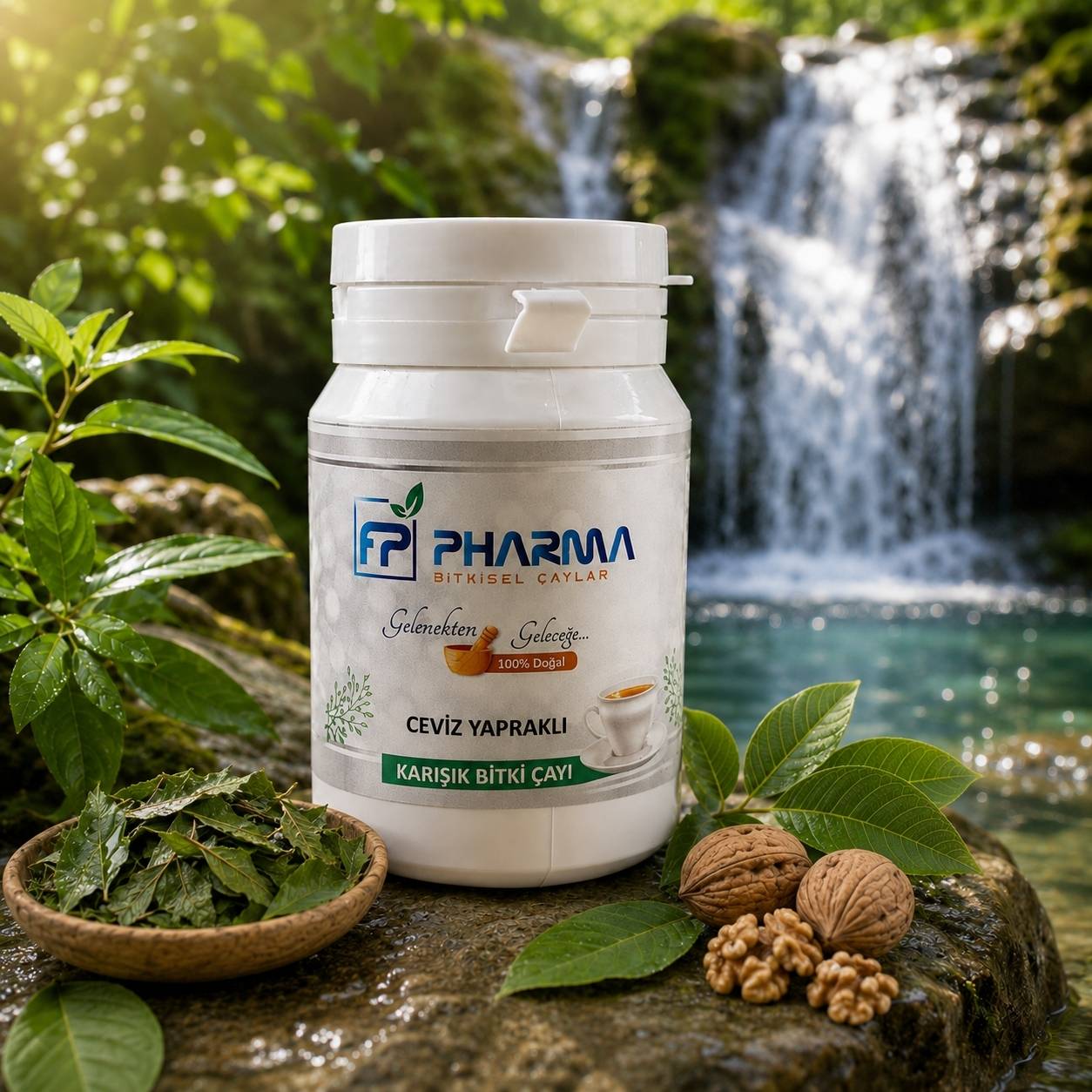 FP PHARMA Ceviz Yapraklı Karışık Bitki Çayı 019 FLC 30 Gr - 1