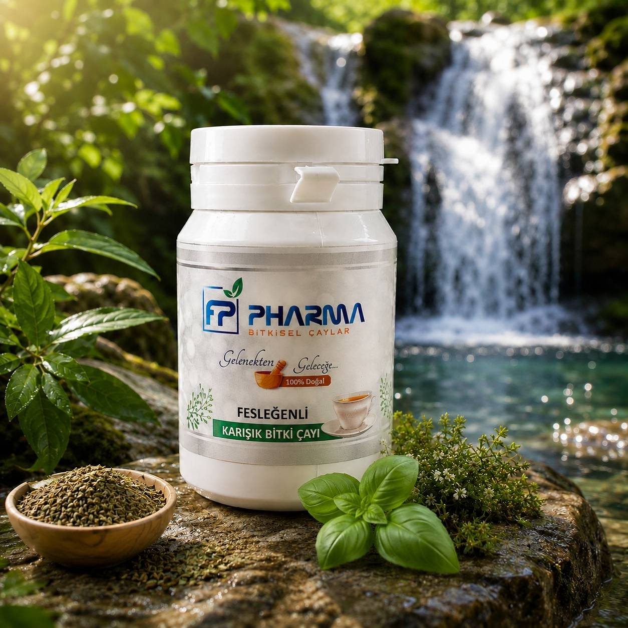 FP PHARMA Fesleğenli Karışık Bitki Çayı 057 STR 30 Gr - 1