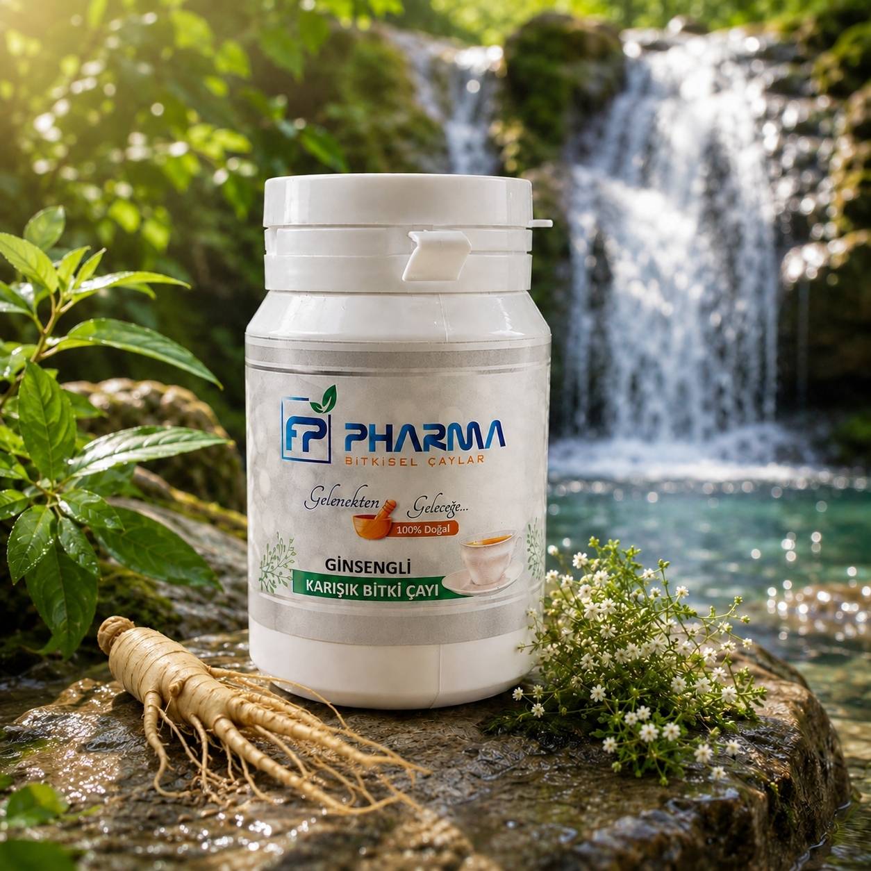 FP PHARMA Ginsengli Karışık Bitki Çayı 027 GNSG 30 Gr - 1