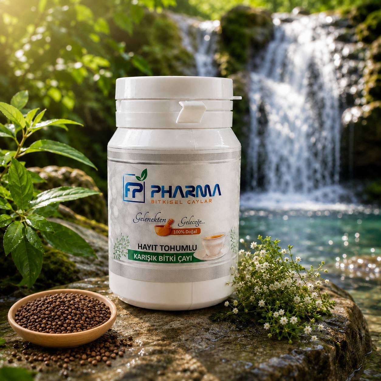 FP PHARMA Hayıt Tohumlu Karışık Bitki Çayı 043 K-HMN 30 Gr - 1