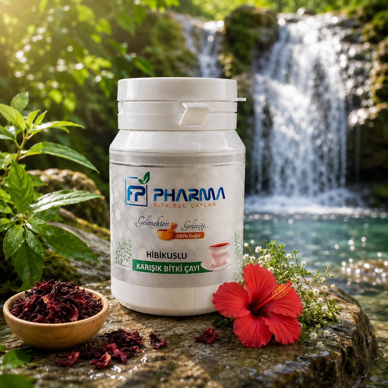 FP PHARMA Hibikuslu Karışık Bitki Çayı 053 RNTN 30 Gr - 1