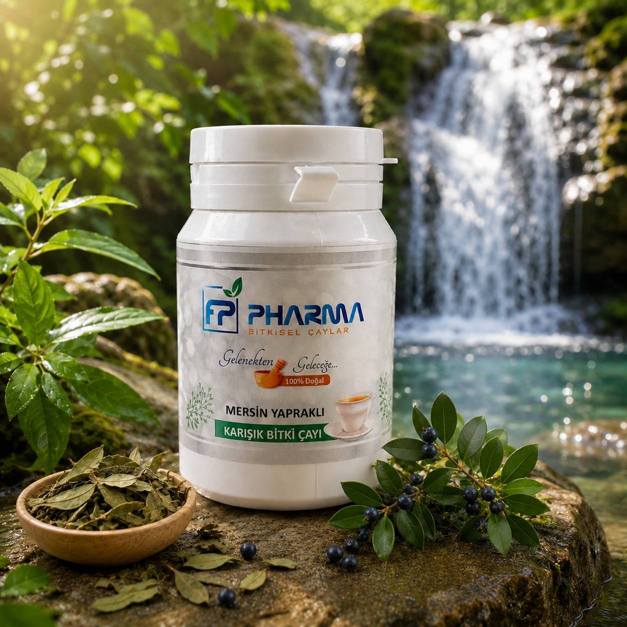 FP PHARMA Mersin Yapraklı Karışık Bitki Çayı 028 HMT 30 Gr - 1