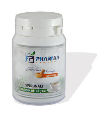 FP PHARMA - FP PHARMA Spirulinalı Karışık Bitki Çayı 064 SPRLN 30 Gr
