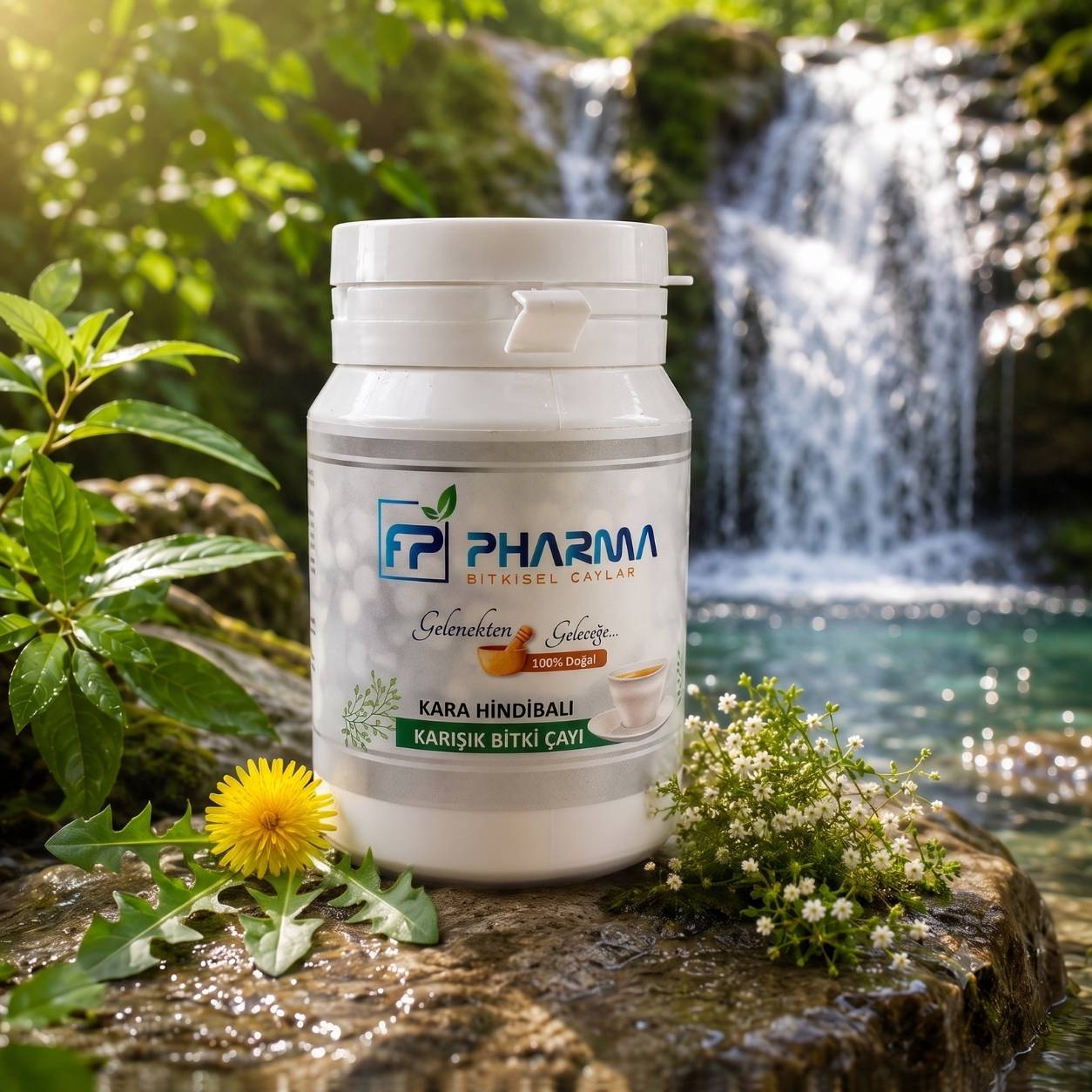 FP PHARMA Kara Hindibalı Karışık Bitki Çayı 034 KRC 30 Gr - 1